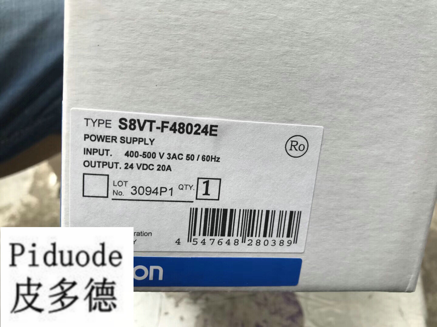 S8VT-F48024E 全新原裝歐姆龍電源S8VTF48024E